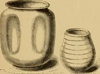 An illustration from Grave-mounds and their contents; a manual of archaeology, as exemplified in the burials of the Celtic, the Romano-British, and the Anglo-Saxon periods (1870)