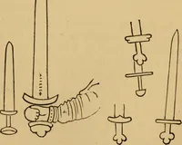 An illustration from Grave-mounds and their contents; a manual of archaeology, as exemplified in the burials of the Celtic, the Romano-British, and the Anglo-Saxon periods (1870)