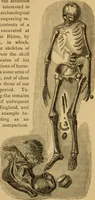 An illustration from Grave-mounds and their contents; a manual of archaeology, as exemplified in the burials of the Celtic, the Romano-British, and the Anglo-Saxon periods (1870)