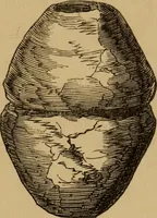 An illustration from Grave-mounds and their contents; a manual of archaeology, as exemplified in the burials of the Celtic, the Romano-British, and the Anglo-Saxon periods (1870)