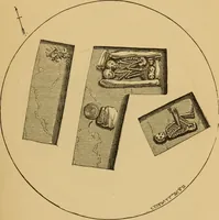 An illustration from Grave-mounds and their contents; a manual of archaeology, as exemplified in the burials of the Celtic, the Romano-British, and the Anglo-Saxon periods (1870)
