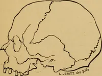 An illustration from Grave-mounds and their contents; a manual of archaeology, as exemplified in the burials of the Celtic, the Romano-British, and the Anglo-Saxon periods (1870)