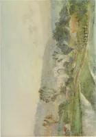 An illustration from The greater abbeys of England, with illustrations in colour after Warwick Goble (1908)