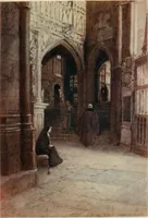 Picture 59 of 62 from The greater abbeys of England, with illustrations in colour after Warwick Goble (1908), leaf 386