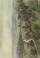 An illustration from The greater abbeys of England, with illustrations in colour after Warwick Goble (1908)