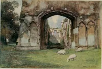 An illustration from The greater abbeys of England (1908)