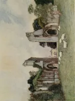 An illustration from The greater abbeys of England (1908)