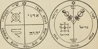 Picture 10 of 32 from The greater Key of Solomon : including a clear and precise exposition of King Solomon's secret procedure, its mysteries and magic rites : original plates, seals, charms and talismans : translated from the ancient manuscripts in the British Museum, London (1914), leaf 88