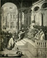 An illustration from Great pictures as seen and described by famous writers (1900)