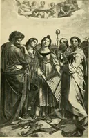An illustration from Great pictures, as seen and described by famous writers (1899)