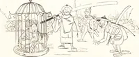 Picture 8 of 124 from "Zopf ab" : die chinesische Affaire im Lichte der europäischen Karikatur (1900), leaf 11