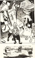 An illustration from "Zopf ab" : die chinesische Affaire im Lichte der europäischen Karikatur (1900)