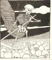 An illustration from "Zopf ab" : die chinesische Affaire im Lichte der europäischen Karikatur (1900)