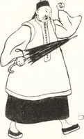 An illustration from "Zopf ab" : die chinesische Affaire im Lichte der europäischen Karikatur (1900)