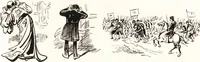 An illustration from "Zopf ab" : die chinesische Affaire im Lichte der europäischen Karikatur (1900)