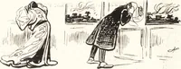 An illustration from "Zopf ab" : die chinesische Affaire im Lichte der europäischen Karikatur (1900)