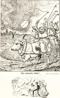 An illustration from "Zopf ab" : die chinesische Affaire im Lichte der europäischen Karikatur (1900)