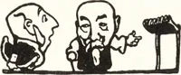 An illustration from "Zopf ab" : die chinesische Affaire im Lichte der europäischen Karikatur (1900)