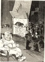 An illustration from "Zopf ab" : die chinesische Affaire im Lichte der europäischen Karikatur (1900)