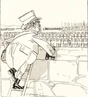 An illustration from "Zopf ab" : die chinesische Affaire im Lichte der europäischen Karikatur (1900)
