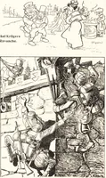 An illustration from "Zopf ab" : die chinesische Affaire im Lichte der europäischen Karikatur (1900)