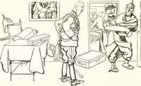 An illustration from "Zopf ab" : die chinesische Affaire im Lichte der europäischen Karikatur (1900)