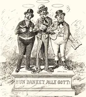 Picture 121 of 124 from "Zopf ab" : die chinesische Affaire im Lichte der europäischen Karikatur (1900), leaf 97