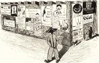 An illustration from "Zopf ab" : die chinesische Affaire im Lichte der europäischen Karikatur (1900)