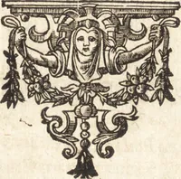An illustration from Leges regiae et leges X.virales (1613)