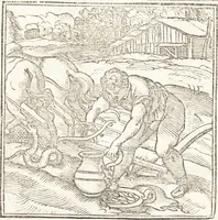 An illustration from Le ingeniose sorti, composte per Francesco Marcolini da Forli : intitulate Giardino di pensieri (1550)