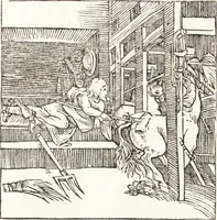 An illustration from Le ingeniose sorti, composte per Francesco Marcolini da Forli : intitulate Giardino di pensieri (1550)
