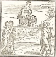 An illustration from Le ingeniose sorti, composte per Francesco Marcolini da Forli : intitulate Giardino di pensieri (1550)