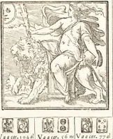 An illustration from Le ingeniose sorti, composte per Francesco Marcolini da Forli : intitulate Giardino di pensieri (1550)
