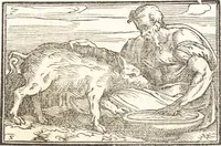 An illustration from Le ingeniose sorti, composte per Francesco Marcolini da Forli : intitulate Giardino di pensieri (1550)