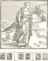 An illustration from Le ingeniose sorti, composte per Francesco Marcolini da Forli : intitulate Giardino di pensieri (1550)