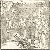 An illustration from Le ingeniose sorti, composte per Francesco Marcolini da Forli : intitulate Giardino di pensieri (1550)