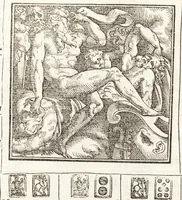 An illustration from Le ingeniose sorti, composte per Francesco Marcolini da Forli : intitulate Giardino di pensieri (1550)