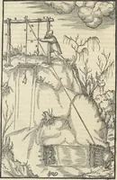 An illustration from Georgii Agricolae De re metallica : libri XII. Quibus officia, instrumenta, machinae, ac omnia deni[que] ad metallicam spectantia, non modo luculentissimè describuntur, sed & per effigies, suis locis infertas, adiunctis latinis, germanicis [que] appellationibus ita ob oculos ponuntur, ut clarius tradi non possint. ; Eiusdem De animantibus subterraneis liber, (1556)