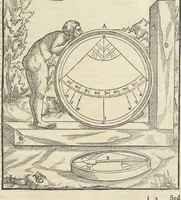 An illustration from Georgii Agricolae De re metallica : libri XII. Quibus officia, instrumenta, machinae, ac omnia deni[que] ad metallicam spectantia, non modo luculentissimè describuntur, sed & per effigies, suis locis infertas, adiunctis latinis, germanicis [que] appellationibus ita ob oculos ponuntur, ut clarius tradi non possint. ; Eiusdem De animantibus subterraneis liber, (1556)