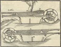 An illustration from Georgii Agricolae De re metallica : libri XII. Quibus officia, instrumenta, machinae, ac omnia deni[que] ad metallicam spectantia, non modo luculentissimè describuntur, sed & per effigies, suis locis infertas, adiunctis latinis, germanicis [que] appellationibus ita ob oculos ponuntur, ut clarius tradi non possint. ; Eiusdem De animantibus subterraneis liber, (1556)