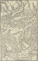 An illustration from Georgii Agricolae De re metallica : libri XII. Quibus officia, instrumenta, machinae, ac omnia deni[que] ad metallicam spectantia, non modo luculentissimè describuntur, sed & per effigies, suis locis infertas, adiunctis latinis, germanicis [que] appellationibus ita ob oculos ponuntur, ut clarius tradi non possint. ; Eiusdem De animantibus subterraneis liber, (1556)