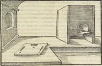 Picture 113 of 283 from Georgii Agricolae De re metallica : libri XII. Quibus officia, instrumenta, machinae, ac omnia deni[que] ad metallicam spectantia, non modo luculentissimè describuntur, sed & per effigies, suis locis infertas, adiunctis latinis, germanicis [que] appellationibus ita ob oculos ponuntur, ut clarius tradi non possint. ; Eiusdem De animantibus subterraneis liber, (1556), leaf 196