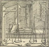 Picture 121 of 283 from Georgii Agricolae De re metallica : libri XII. Quibus officia, instrumenta, machinae, ac omnia deni[que] ad metallicam spectantia, non modo luculentissimè describuntur, sed & per effigies, suis locis infertas, adiunctis latinis, germanicis [que] appellationibus ita ob oculos ponuntur, ut clarius tradi non possint. ; Eiusdem De animantibus subterraneis liber, (1556), leaf 226
