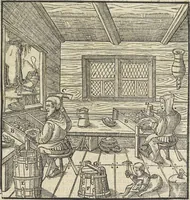 Picture 125 of 283 from Georgii Agricolae De re metallica : libri XII. Quibus officia, instrumenta, machinae, ac omnia deni[que] ad metallicam spectantia, non modo luculentissimè describuntur, sed & per effigies, suis locis infertas, adiunctis latinis, germanicis [que] appellationibus ita ob oculos ponuntur, ut clarius tradi non possint. ; Eiusdem De animantibus subterraneis liber, (1556), leaf 230
