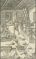 Picture 156 of 283 from Georgii Agricolae De re metallica : libri XII. Quibus officia, instrumenta, machinae, ac omnia deni[que] ad metallicam spectantia, non modo luculentissimè describuntur, sed & per effigies, suis locis infertas, adiunctis latinis, germanicis [que] appellationibus ita ob oculos ponuntur, ut clarius tradi non possint. ; Eiusdem De animantibus subterraneis liber, (1556), leaf 268