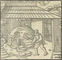 Picture 243 of 283 from Georgii Agricolae De re metallica : libri XII. Quibus officia, instrumenta, machinae, ac omnia deni[que] ad metallicam spectantia, non modo luculentissimè describuntur, sed & per effigies, suis locis infertas, adiunctis latinis, germanicis [que] appellationibus ita ob oculos ponuntur, ut clarius tradi non possint. ; Eiusdem De animantibus subterraneis liber, (1556), leaf 425