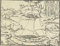 Picture 9 of 283 from Georgii Agricolae De re metallica : libri XII. Quibus officia, instrumenta, machinae, ac omnia deni[que] ad metallicam spectantia, non modo luculentissimè describuntur, sed & per effigies, suis locis infertas, adiunctis latinis, germanicis [que] appellationibus ita ob oculos ponuntur, ut clarius tradi non possint. ; Eiusdem De animantibus subterraneis liber, (1556), leaf 46