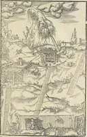 An illustration from Georgii Agricolae De re metallica : libri XII. Quibus officia, instrumenta, machinae, ac omnia deni[que] ad metallicam spectantia, non modo luculentissimè describuntur, sed & per effigies, suis locis infertas, adiunctis latinis, germanicis [que] appellationibus ita ob oculos ponuntur, ut clarius tradi non possint. ; Eiusdem De animantibus subterraneis liber, (1556)