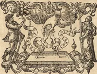 An illustration from Ivsti LipsI Epistolarvm selectarvm centvria prima-[qvinta] miscellanea (1605)