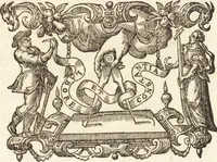 An illustration from Ivsti LipsI Epistolarvm selectarvm centvria singvlaris ad Italos & Hispanos, quive in iis locis (1604)